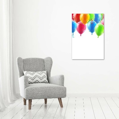 Impresión en lienzo vertical Globos de colores