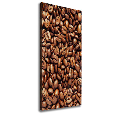 Impresión en lienzo vertical Granos de café