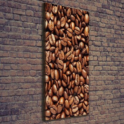 Impresión en lienzo vertical Granos de café