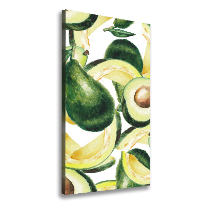 Cuadro canvas decorativo para salón vertical Palta