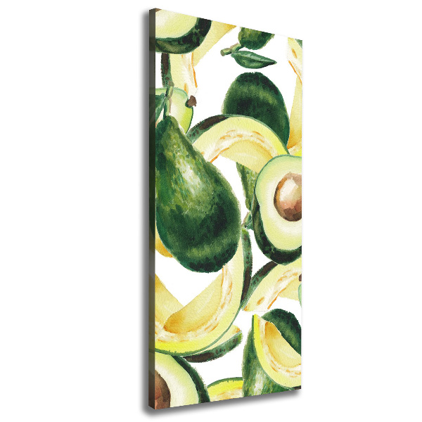 Cuadro canvas decorativo para salón vertical Palta