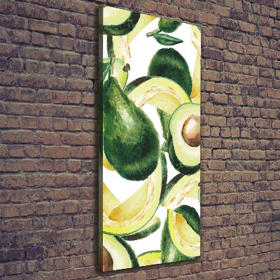 Cuadro canvas decorativo para salón vertical Palta