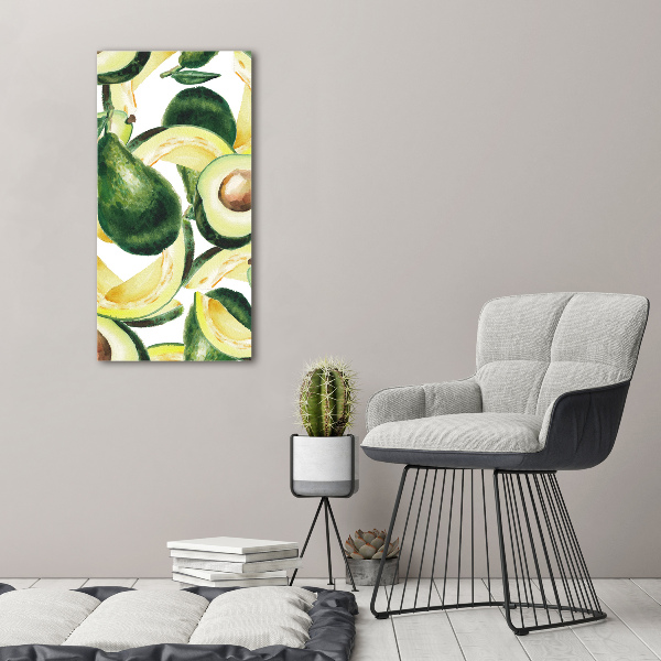 Cuadro canvas decorativo para salón vertical Palta