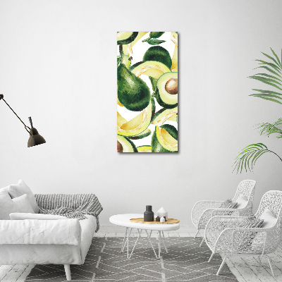 Cuadro canvas decorativo para salón vertical Palta