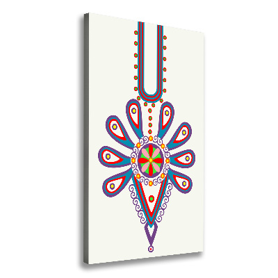 Foto obraz na płótnie pionowy Polski wzór ludowy