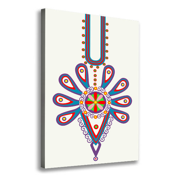 Foto obraz na płótnie pionowy Polski wzór ludowy