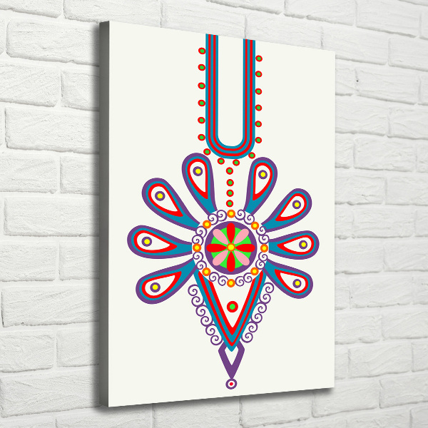 Foto obraz na płótnie pionowy Polski wzór ludowy