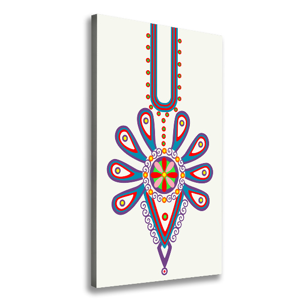 Foto obraz na płótnie pionowy Polski wzór ludowy