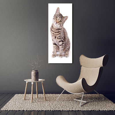 Fotografía en lienzo vertical Gato