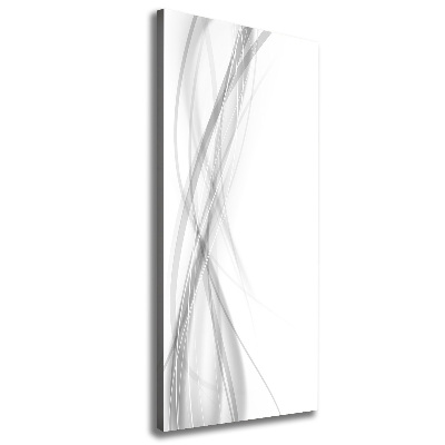 Cuadro moderno en lienzo resistente uv vertical Ondas abstractas