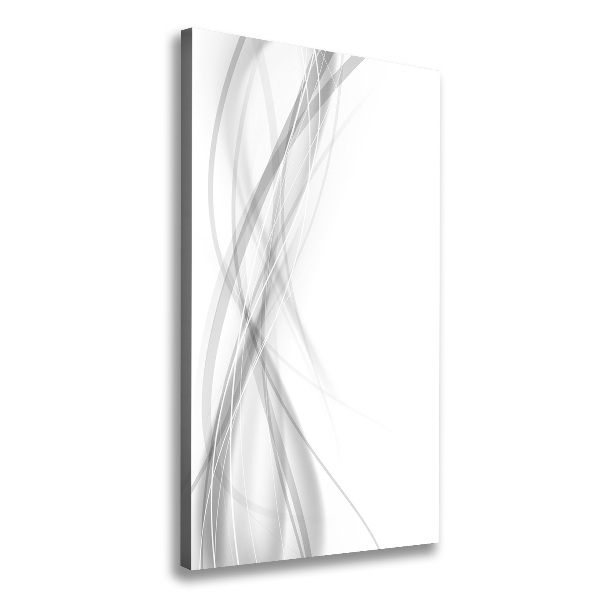 Cuadro moderno en lienzo resistente uv vertical Ondas abstractas