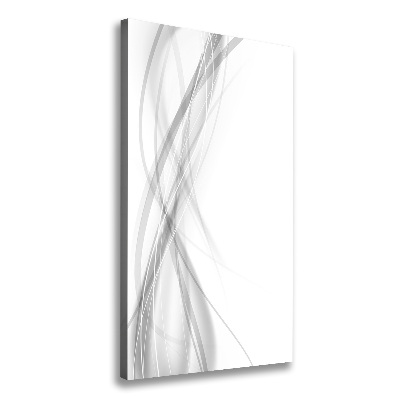 Cuadro moderno en lienzo resistente uv vertical Ondas abstractas