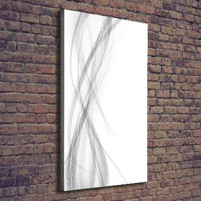 Cuadro moderno en lienzo resistente uv vertical Ondas abstractas