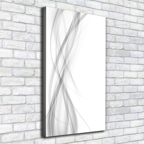 Cuadro moderno en lienzo resistente uv vertical Ondas abstractas