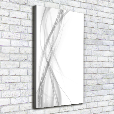 Cuadro moderno en lienzo resistente uv vertical Ondas abstractas