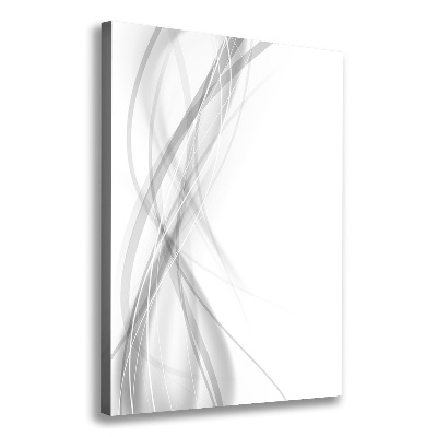 Cuadro moderno en lienzo resistente uv vertical Ondas abstractas