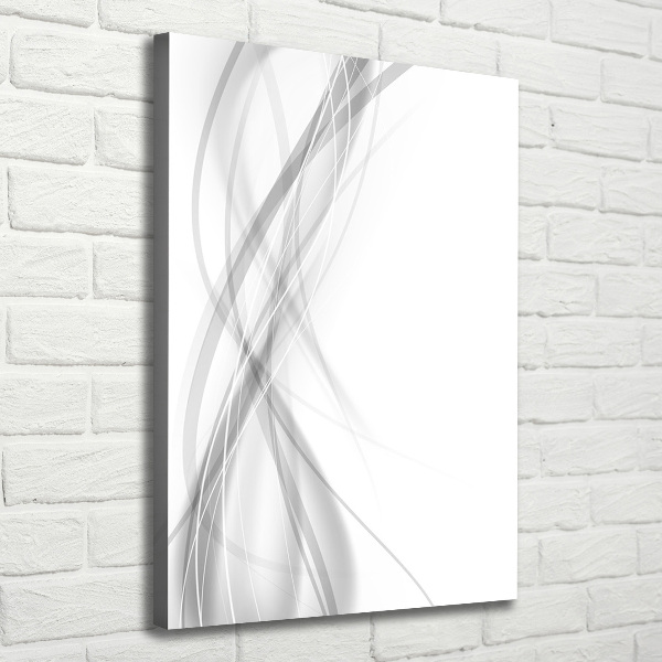 Cuadro moderno en lienzo resistente uv vertical Ondas abstractas