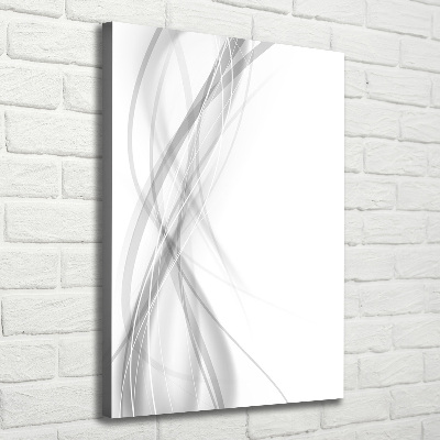 Cuadro moderno en lienzo resistente uv vertical Ondas abstractas
