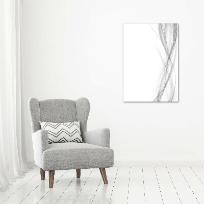 Cuadro moderno en lienzo resistente uv vertical Ondas abstractas
