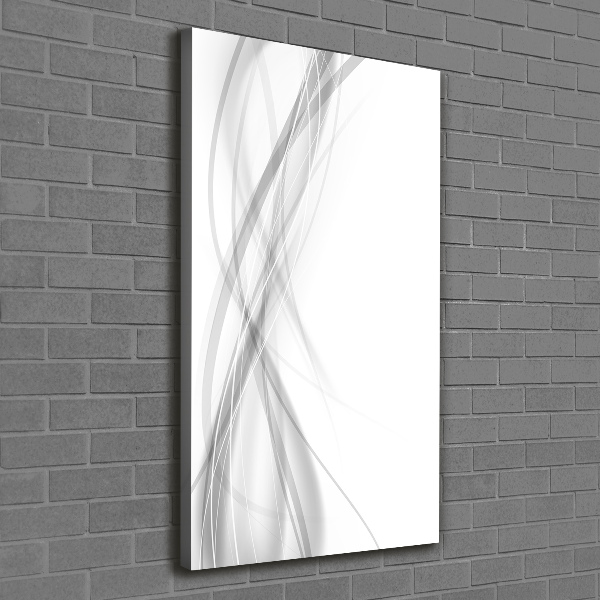 Cuadro moderno en lienzo resistente uv vertical Ondas abstractas