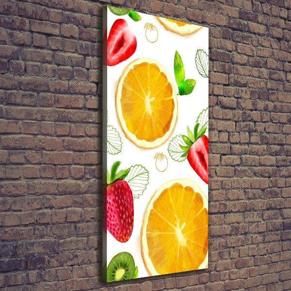 Impresión en lienzo vertical Fruta