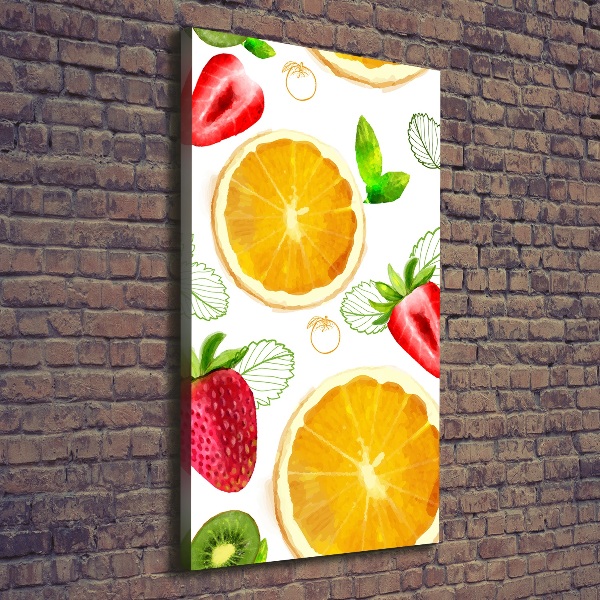 Impresión en lienzo vertical Fruta