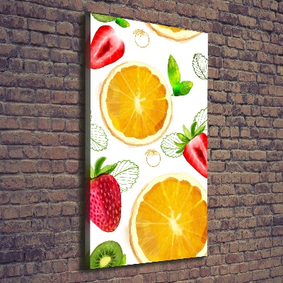 Impresión en lienzo vertical Fruta