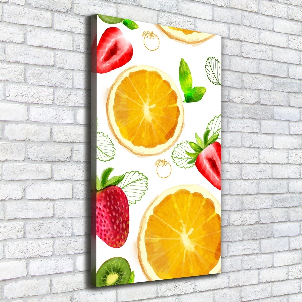 Impresión en lienzo vertical Fruta