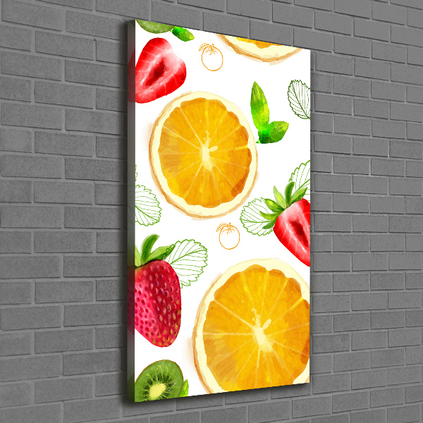 Impresión en lienzo vertical Fruta