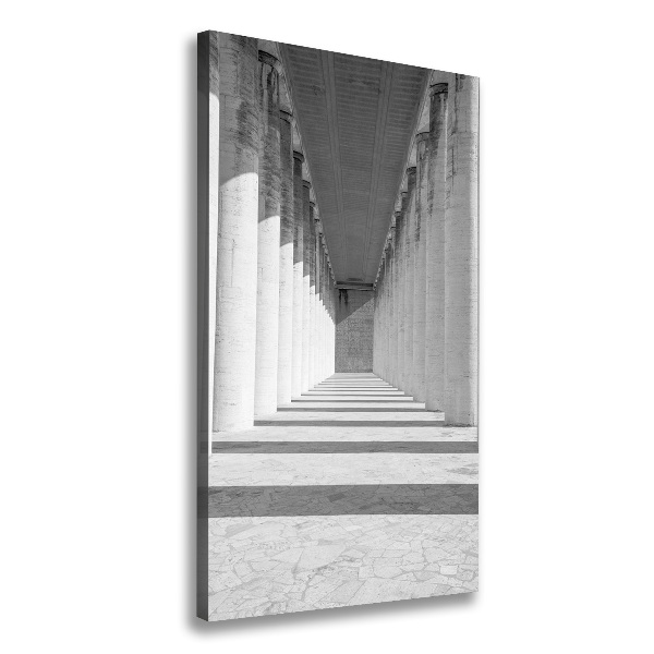 Cuadro moderno en lienzo resistente uv vertical Corredor