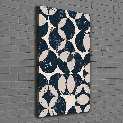 Foto obraz na płótnie pionowy Geometryczne tło