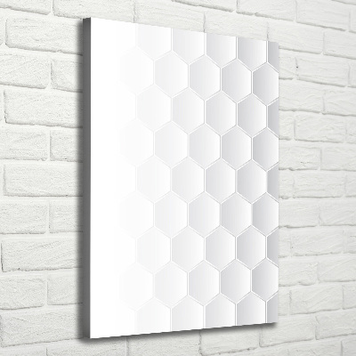 Cuadro canvas decorativo para salón vertical Fondo geométrico