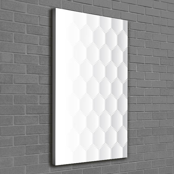 Cuadro canvas decorativo para salón vertical Fondo geométrico