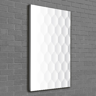 Cuadro canvas decorativo para salón vertical Fondo geométrico