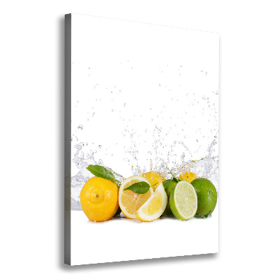 Fotografía en lienzo vertical Frutas cítricas