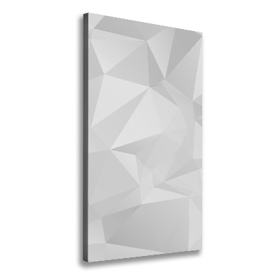 Cuadro moderno en lienzo resistente uv vertical Triángulos abstractos