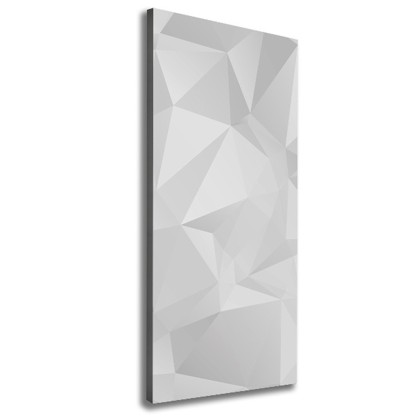 Foto obraz na płótnie pionowy Abstrakcja trójkąty