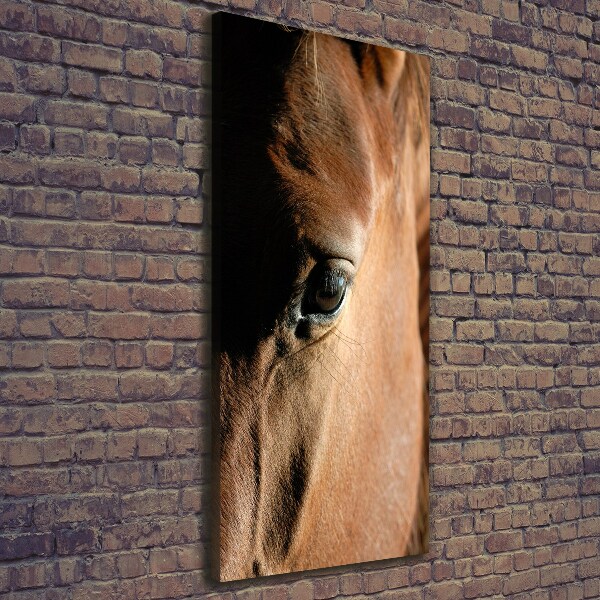 Cuadro moderno en lienzo resistente uv vertical Caballo