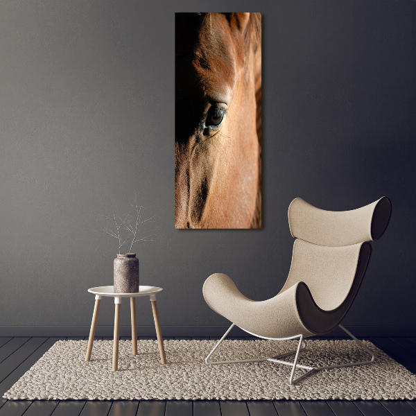 Cuadro moderno en lienzo resistente uv vertical Caballo