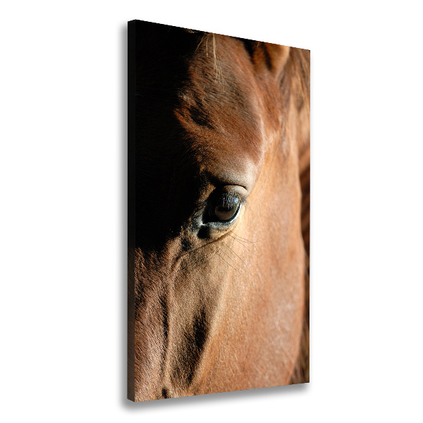 Cuadro moderno en lienzo resistente uv vertical Caballo