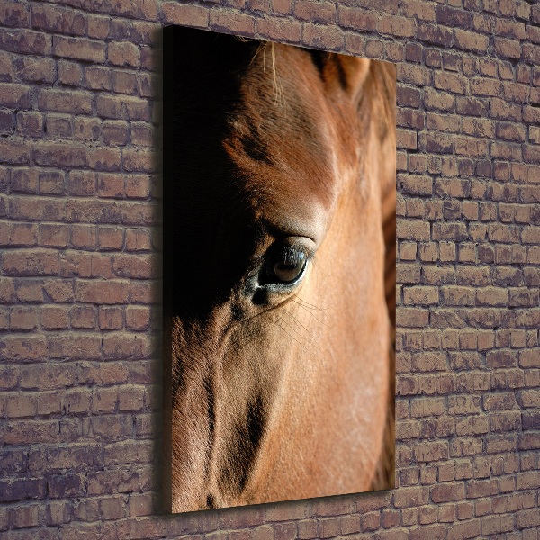 Cuadro moderno en lienzo resistente uv vertical Caballo