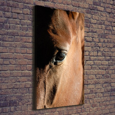 Cuadro moderno en lienzo resistente uv vertical Caballo
