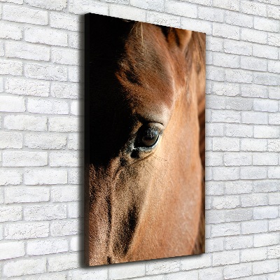 Cuadro moderno en lienzo resistente uv vertical Caballo