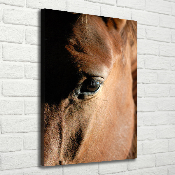 Cuadro moderno en lienzo resistente uv vertical Caballo