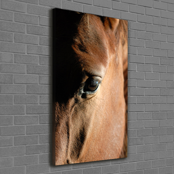 Cuadro moderno en lienzo resistente uv vertical Caballo