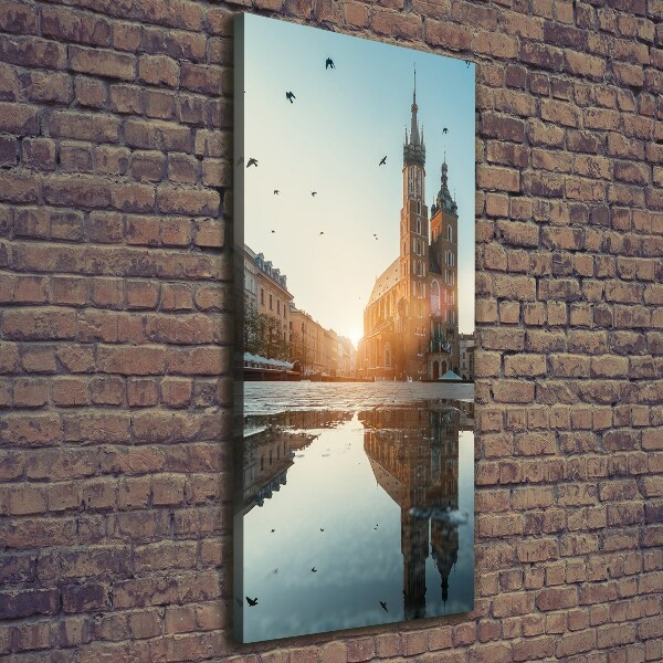 Cuadro canvas decorativo para salón vertical Cracovia, Polonia