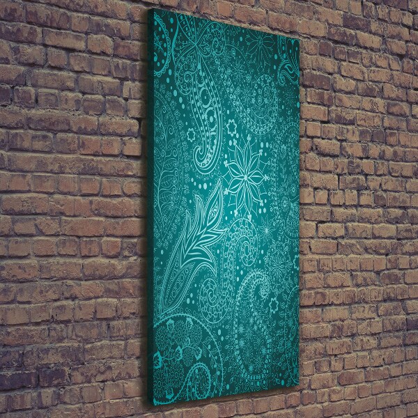 Cuadro moderno en lienzo resistente uv vertical Adornos