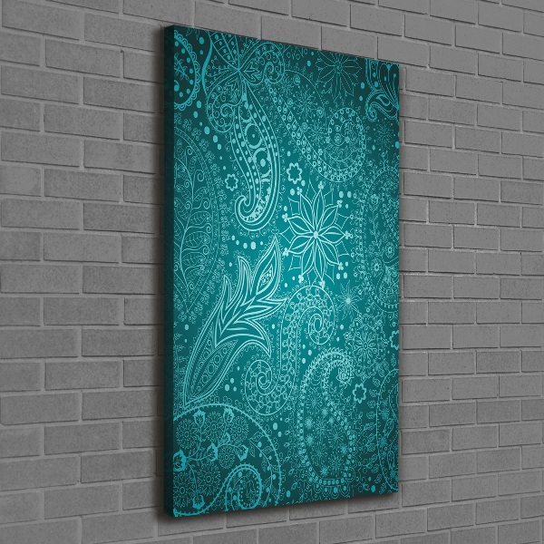 Cuadro moderno en lienzo resistente uv vertical Adornos