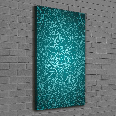 Cuadro moderno en lienzo resistente uv vertical Adornos