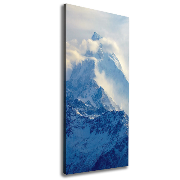 Cuadro moderno en lienzo resistente uv vertical Cima de la montaña
